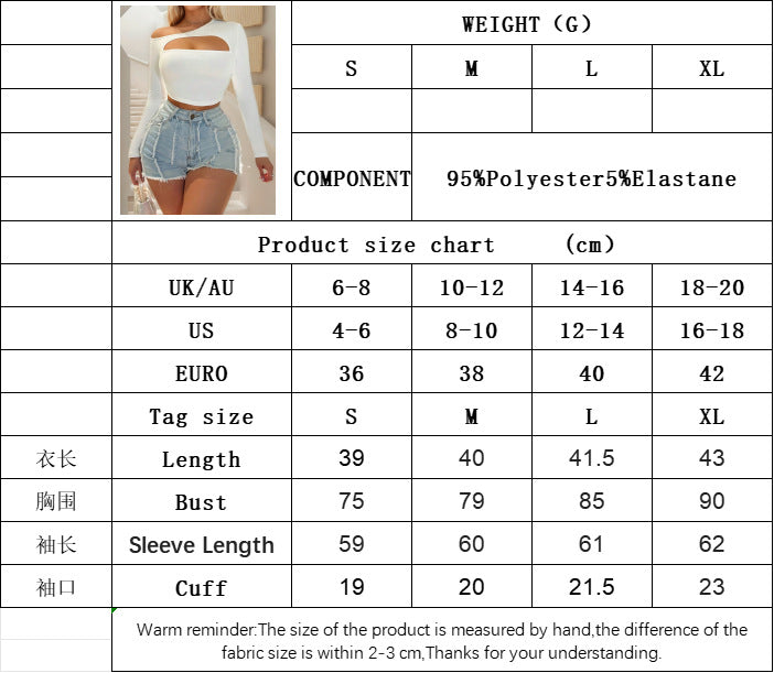 Slash Neck Off Shoulder Top for Women, Minimalist Sexy Cropped T Shirt Long Sleeve Versatile Blouse