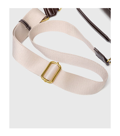 Pillow Shape Square Bag - Waxed PU Leather Zip Top Purse for Women, Convertible Shoulder Bag with 2 Detachable Straps