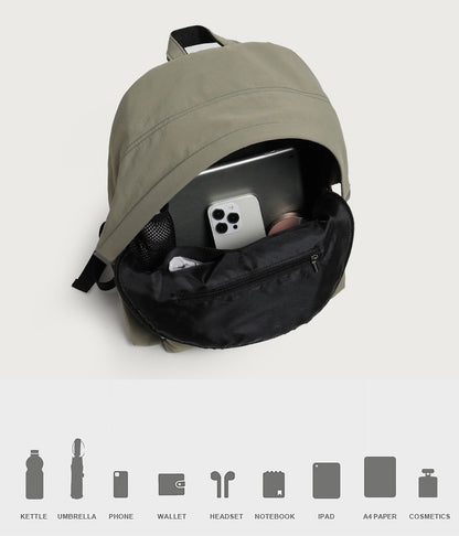 Lightweight Anti-Theft Travel Backpack for Women - Waterproof Nylon Sports Bag with Large Capacity, Outdoor Student Backpack with Secure Zipper