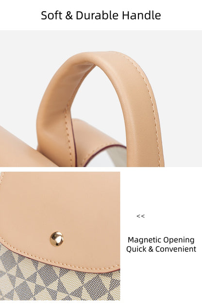 Waterproof PVC Backpack - Large Capacity Foldable Travel Bag, Durable Vertical Square Backpack with Top Handle