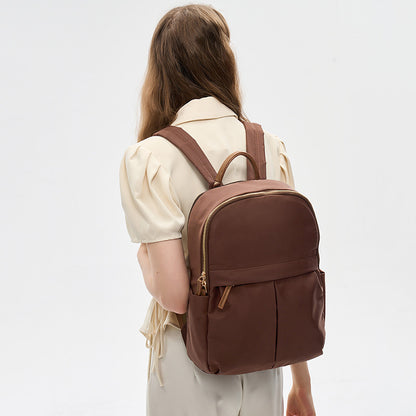 15 Inch Laptop Backpack - Multi-functional Oxford Travel Bag, Large Capacity Vertical Square Computer Bag with Top Handle