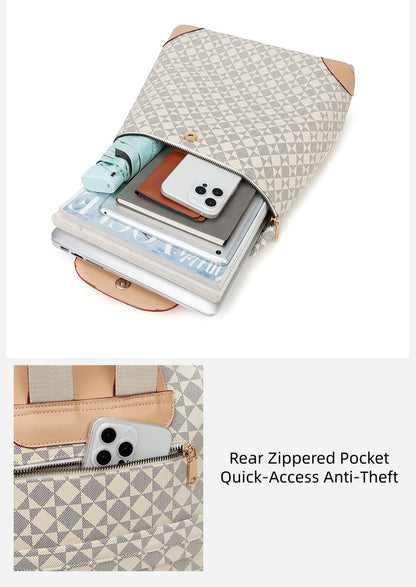 Waterproof PVC Backpack - Large Capacity Foldable Travel Bag, Durable Vertical Square Backpack with Top Handle