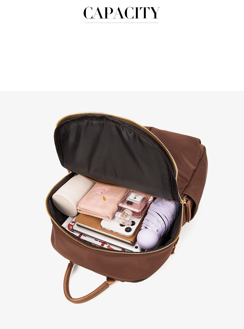 15 Inch Laptop Backpack - Multi-functional Oxford Travel Bag, Large Capacity Vertical Square Computer Bag with Top Handle