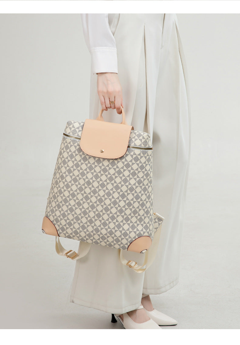 Waterproof PVC Backpack - Large Capacity Foldable Travel Bag, Durable Vertical Square Backpack with Top Handle