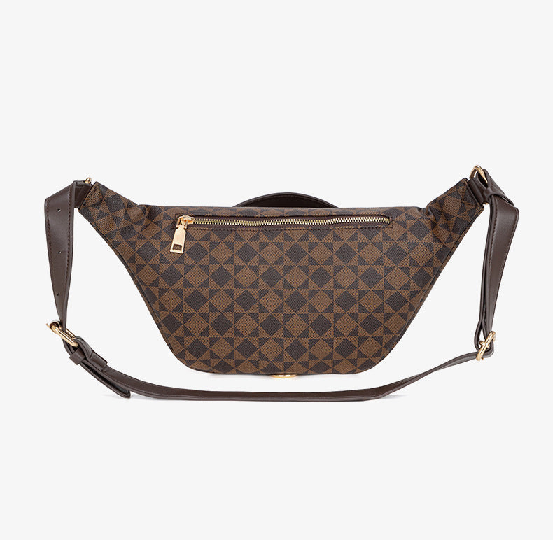 Adjustable Waist Pack - Unisex PVC Crossbody Bag with Zip Closure, Waterproof Chest Shoulder Bag for Outdoor Travel