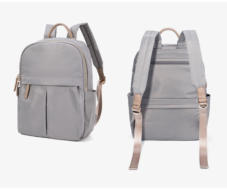 15 Inch Laptop Backpack - Multi-functional Oxford Travel Bag, Large Capacity Vertical Square Computer Bag with Top Handle