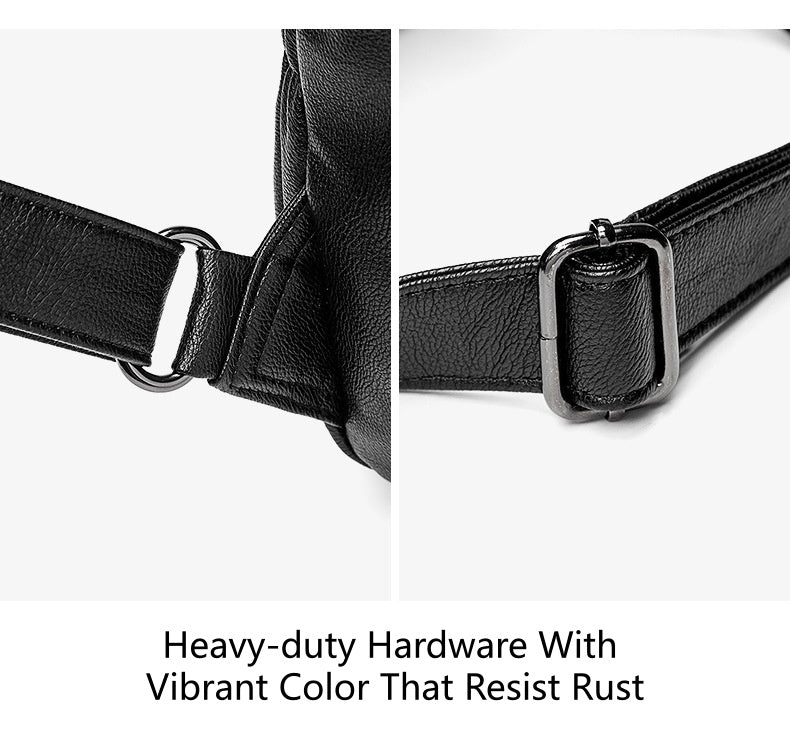 Women's Waterproof Pebbled Backpack, Multi-Layer Anti-Theft Bag with Dual Zippers & Carry Handle