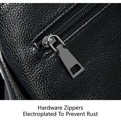 Women's Structured Anti-Theft Backpack, Drawstring Top with Buckle Flap Closure and Carry Handle