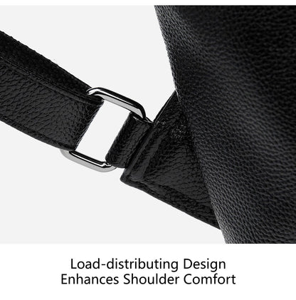 Women's Structured Anti-Theft Backpack, Drawstring Top with Buckle Flap Closure and Carry Handle