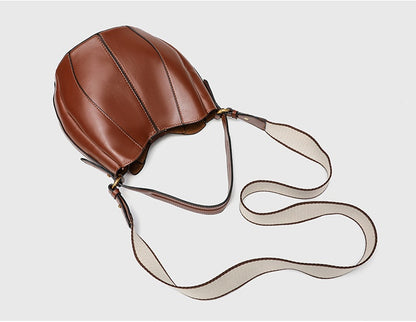 Bucket Shape Tote Bag for Women - Pumpkin Style Drawstring Closure with Magnetic Snap, Convertible Shoulder Bag and Mommy Bag