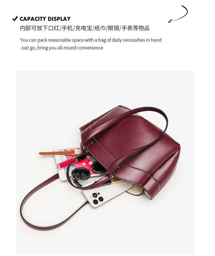 Shell Shape Tote Bag for Women - Medium PU Leather Shoulder Bag, Structured Handle Carry Work Purse