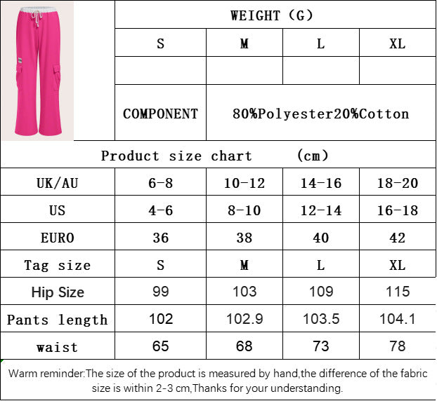 Loose Fit Cargo Pants for Women, Mid Waist Straight Leg Drawstring Trousers Casual Wide Leg Streetwear Bottoms