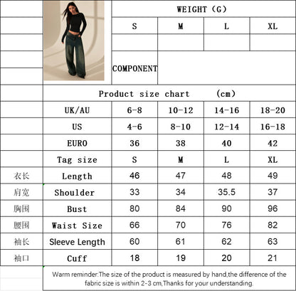 Backless Lace Trim T-Shirt for Women, Slim Fit Cropped Top Round Neck Long Sleeve Pullover