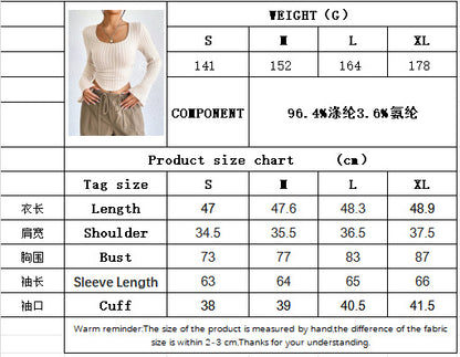 Wide Rib Square Neck Blouse for Women, Bell Sleeve Cropped Top with Asymmetric Hem Elegant Casual T-Shirt