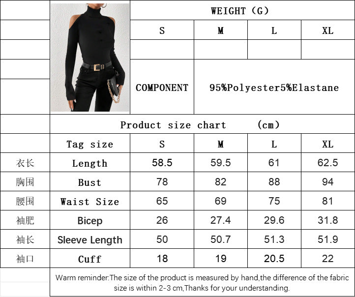 Off Shoulder Turtleneck Top for Women, Fall Winter Elegant Long Sleeve Slim Fit Pullover