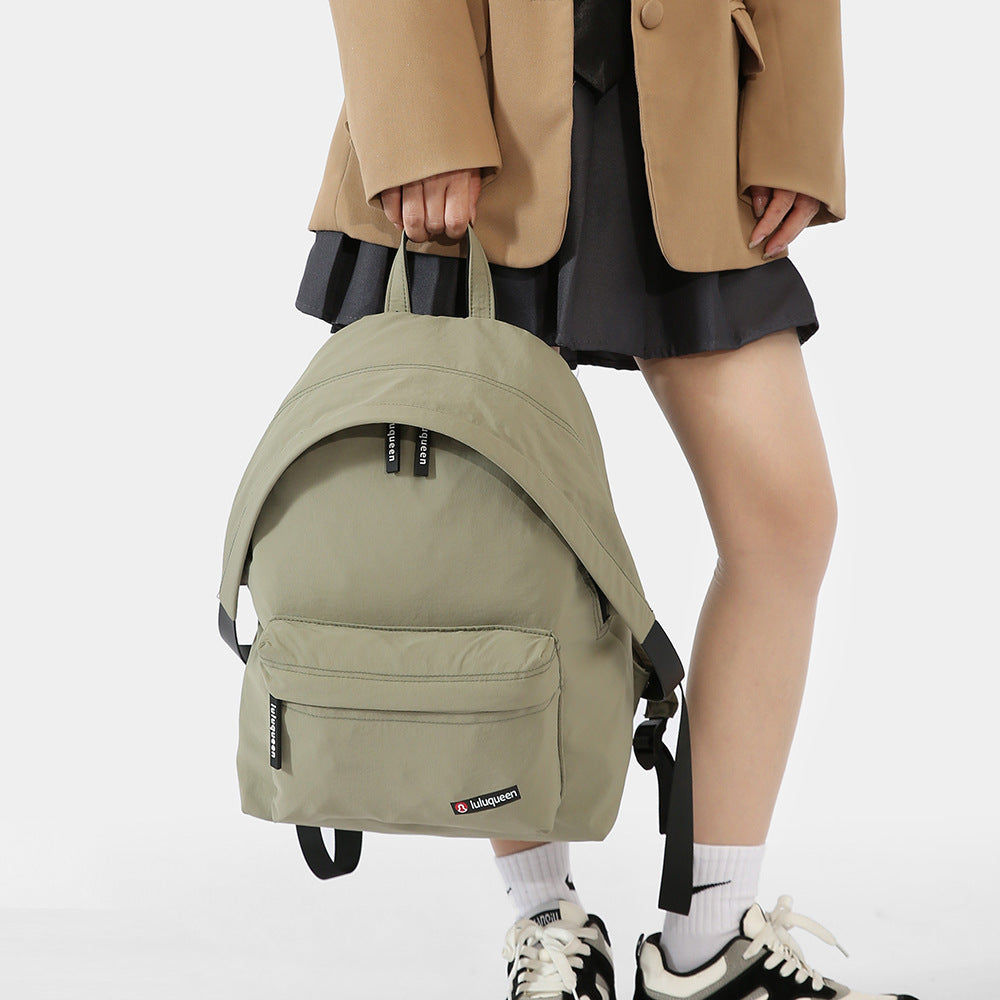 Lightweight Anti-Theft Travel Backpack for Women - Waterproof Nylon Sports Bag with Large Capacity, Outdoor Student Backpack with Secure Zipper