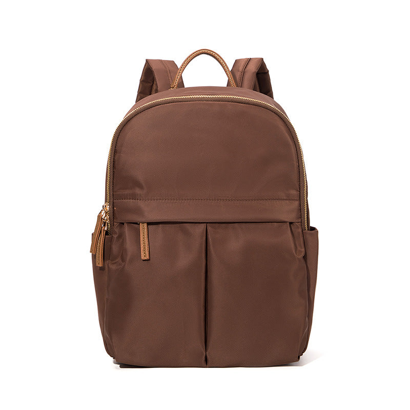 15 Inch Laptop Backpack - Multi-functional Oxford Travel Bag, Large Capacity Vertical Square Computer Bag with Top Handle