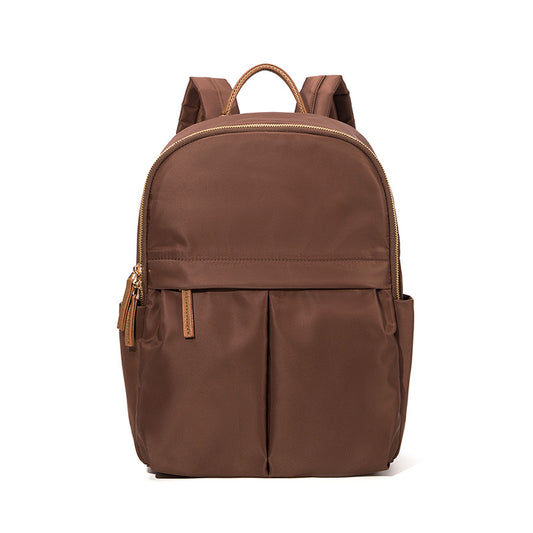 15 Inch Laptop Backpack - Multi-functional Oxford Travel Bag, Large Capacity Vertical Square Computer Bag with Top Handle