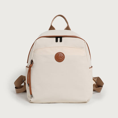 Oxford Lightweight Backpack for Women - Durable Zipper Top Travel Bag with Carry Handle, Water-Resistant Daypack